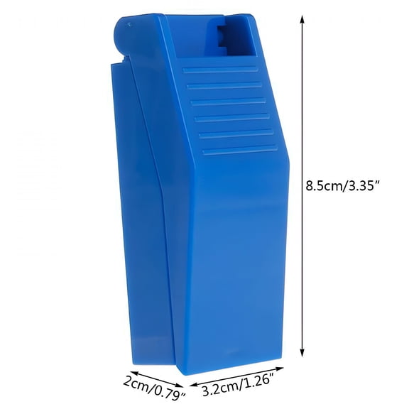 OITY Pill Box Cutting and Tablet Splitter (Blue),1 Cutter Adjustable Splitter for Multiple Big Small Even Cut,Pill Cutter Material: Plastic,Compact & Travel-Friendly