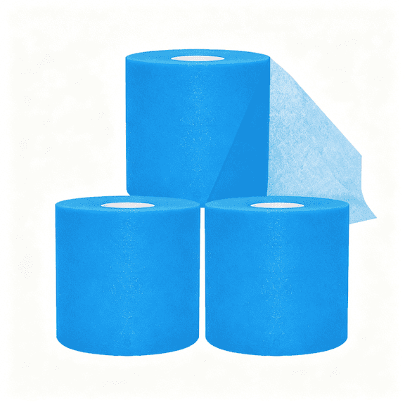 OITY Pre Wrap Tape Athletic,3 Rolls X 22 Yards Blue Prewrap,Headbands for Hair,Foam Underwrap Sports Wrap