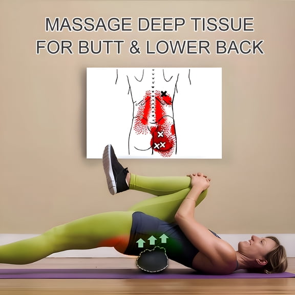 OITY Sciatica Massager Deep Tissue for Butt And Lower Back,14 Trigger Points&Myofascial Release Piriformis Syndrome Relief Glute Hip Pain Si Joint Pelvic Quadratus Lumborum