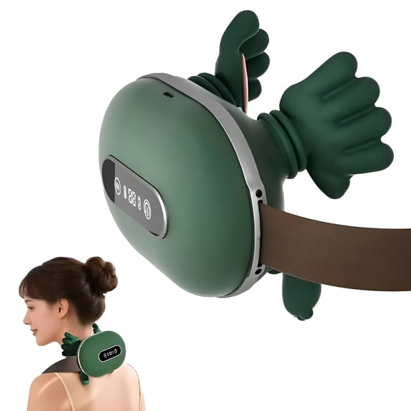 OITY Shoulder And Neck Massager,Bionic Heated Massager,Portable Neck And Back Massager with Fingers,4D Kneading Massager,Simulates a Real Palm