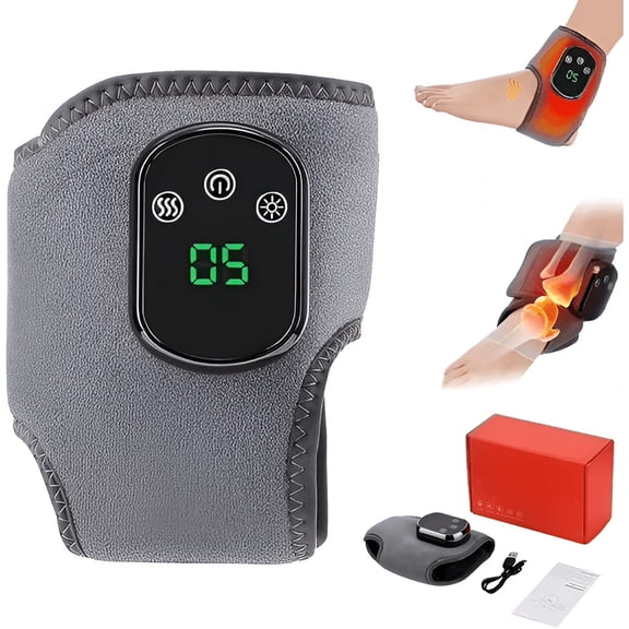 OITY Triple Therapy Foot Massager, 2026 New Foot for Neuropathy, Smart Wireless Portable Heated Ankle Wrap with Hot Compress Heat Levels for Pain Relief