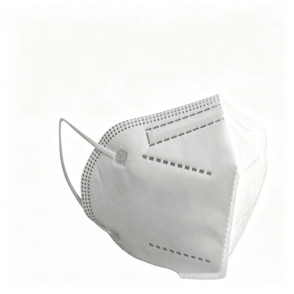 OITY White Kn95 Face Masks for Adults and Kids-Facemask Disposable-5 Layer Breathable Face Mask for Dust Protection-Comfortable Elastic Ear Loop-Men&Women Every Day Non Medical Use