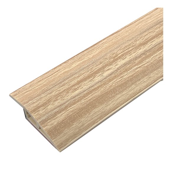 OIUR 1/1.5CMx100CM PVC Threshold Ramp Self-Adhesive Floor Transition Strip Non-slip Doorways Carpet Tile Overlap Edge Reducer