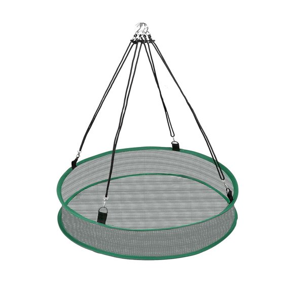 OIUR 1/2Pcs Birds Feeding Network Mesh Trap for Hanging Birds Feeder Durable Birdseed Hoop Birds Feeding Platform Accessories