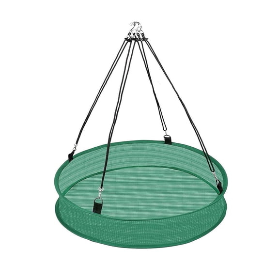 OIUR 1/2Pcs Birds Feeding Network Mesh Trap for Hanging Birds Feeder Durable Birdseed Hoop Birds Feeding Platform Accessories