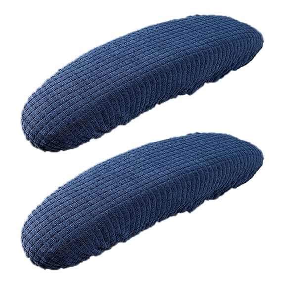 OIUR 1 Pair Office Chair Armrest Covers Elastic Band Washable Armrest Covers Removable Stretchable Chair Armrest Protectors for Home Office Computer Chairs