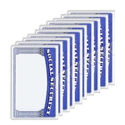 Medicare Card Holders and Protectors in Clear PVC for Water Resistance