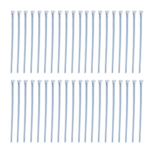 OIUR 100Pcs Self-Locking Nylon Cable Ties Adjustable Multi-Purpose Wire Strap Home Office Workshop Indoor Outdoor Heavy Duty Zip Tie Wrap