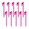 thumbnail image 1 of OIUR 10Pcs Camping Tent Stake Heavy Duty Multi-functional Outdoor Garden Yard Patio Lawn Tarp Canopy Windproof Ground Spike Tent Peg, 1 of 7
