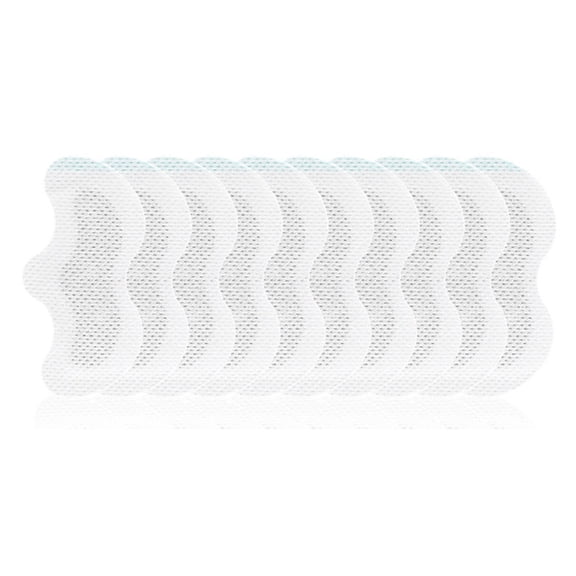 OIUR 10Pcs Nose Breathing Nasal Strips Self Adhesive Curve Shape Secure Fit Anti-Snoring Nose Patches Sleep Aid for Adult Kids