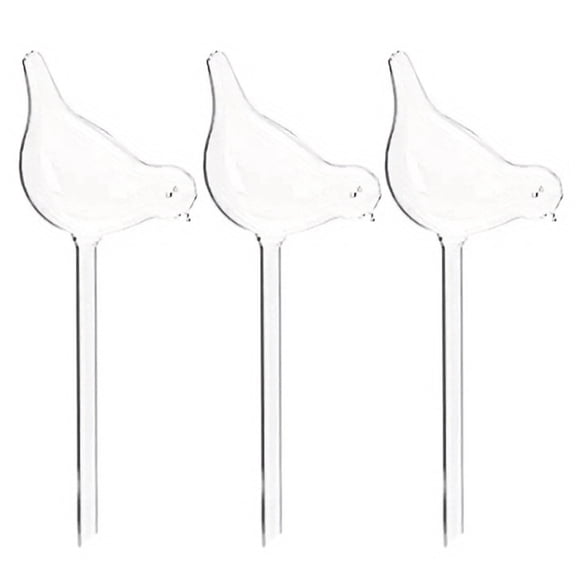 OIUR 2/3/5/6Pcs Automatic Bird-Shaped Water Dispenser Decorative Functional Flower Waterer Self-Watering Solution Plant Care Accessory