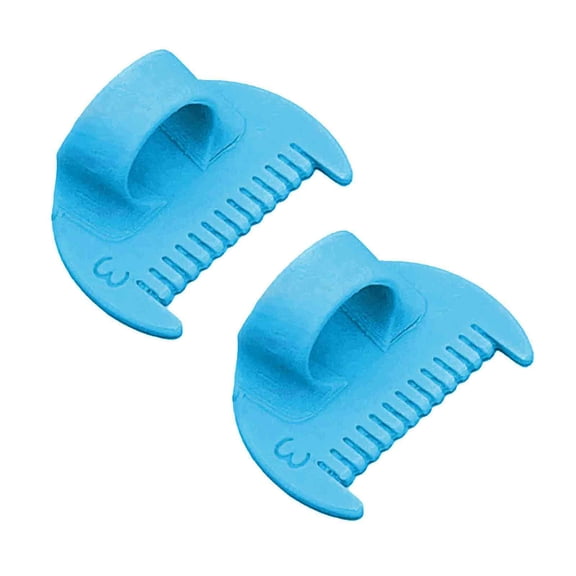 OIUR 2/4Pcs Sewing Gauge with Thumb Guide Compact Design Portable Needle Gauge Quilting Ruler DIY Stitching Tools