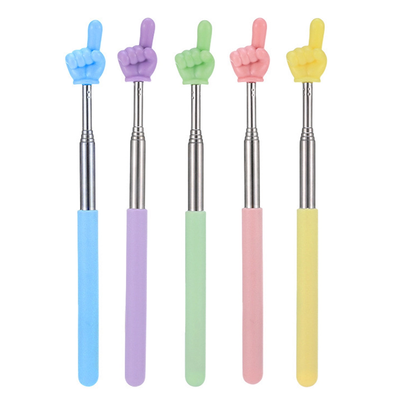 Pointer For Reading OIUR 2/5Pcs Telescopic Finger Reading Stick Retractable Whiteboard ...