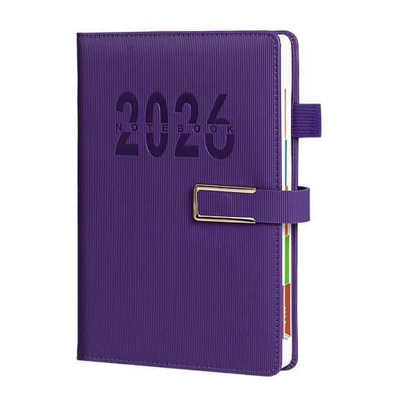 OIUR 2026 Daily Planner 12 Month Weekly & Monthly Organizer with Inspirational Quotes A5 Productivity Notebook for Work School Goal Tracking