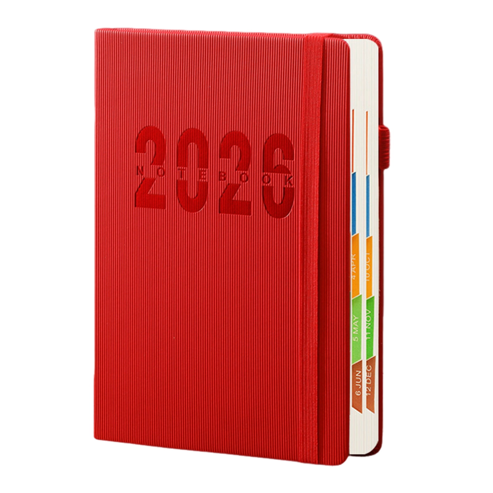 OIUR 2026 Planner JAN. 2026 - DEC. 2026 Daily Weekly Monthly Calendar Planner with Faux Leather Cover for Men Women Business Student
