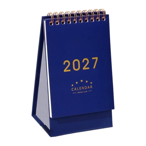 Desk Paper Note OIUR 2027 Desk Calendar, Standing Flip Desktop Calendar, Minimalist ...
