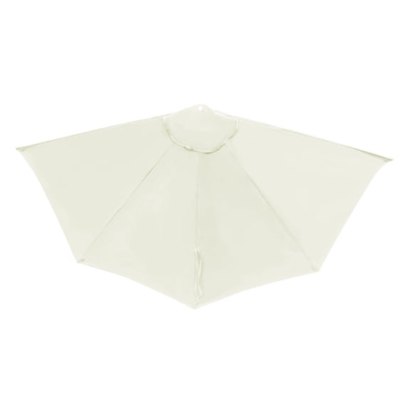 OIUR 270CM Half Umbrella Replacement Canopy UV Protection Outdoor Garden Patio Backyard Parasol Market Table Top Umbrella Replacement Fabric Cloth Cover