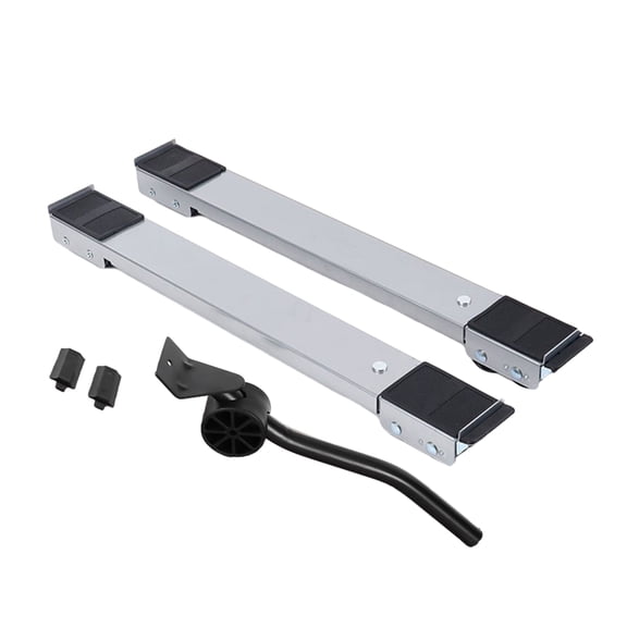 OIUR 2Pcs Extendable Appliance Roller Heavy Duty Washing Machine Roller Slider Liftable Mobile Washer Dryer Machine Refrigerator Base Furniture Mover Stand with Wheels