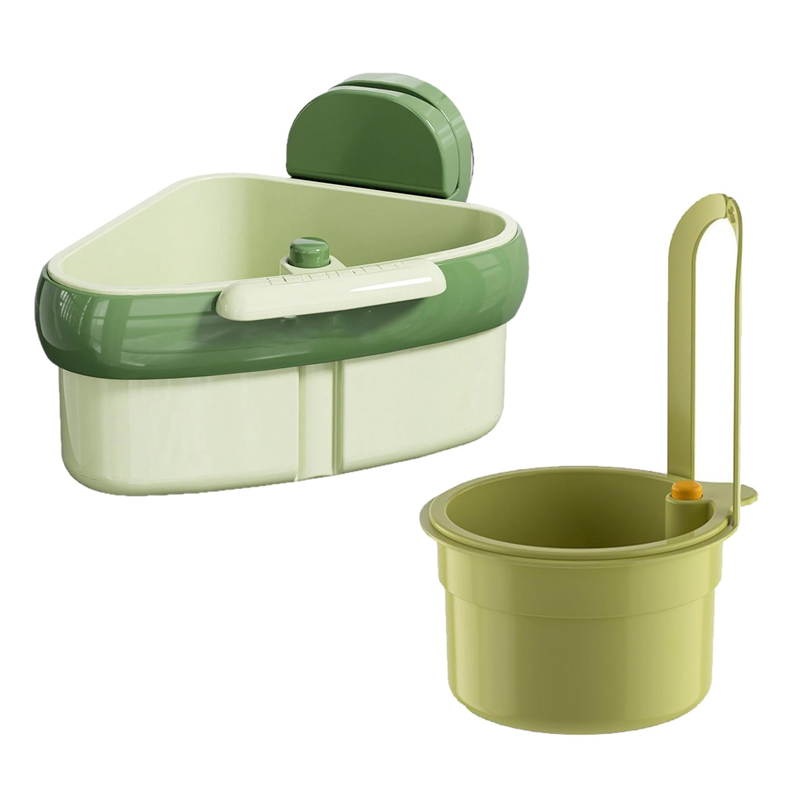 OIUR 2Pcs Sink Drain Strainer Basket with Drain Hole Hanging Sink ...