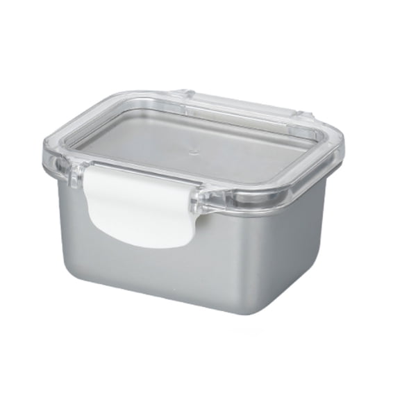 OIUR 304 Stainless Steel Bread Baking Pan with Sealing Lid Deep Loaf Nonstick Pan Rust-Proof Bread Baking Dish Bakeware