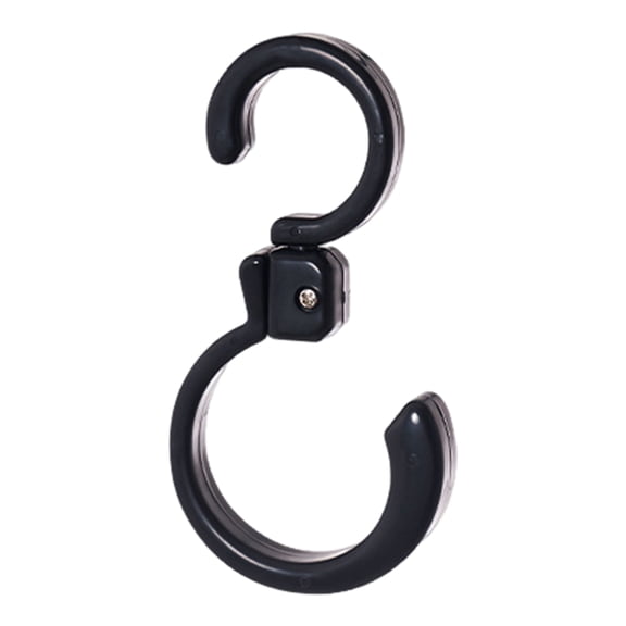 OIUR 360-Degree Rotating Multi-Functional Hook 1KG Load-capacity Compact Design Portable Travel Clothes Hanger Foldable Hook
