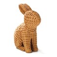 Ratten's Texture OIUR 3D Printed Wicker‑Look Bunny Figurine, Rattan Texture Rabbit ...