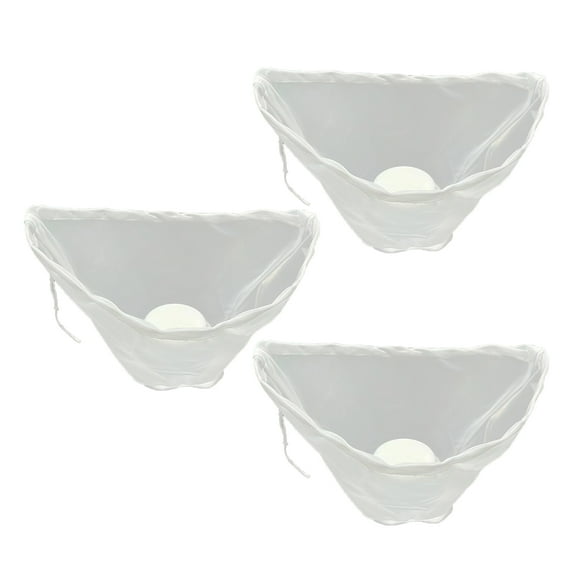 OIUR 3Pcs Nut Milk Bag for Straining Reusable Cheesecloth Bags Fine Mesh Filter Bags for Cooking Baking Juicing Cheese Making Soy Milk Kitchen Essential