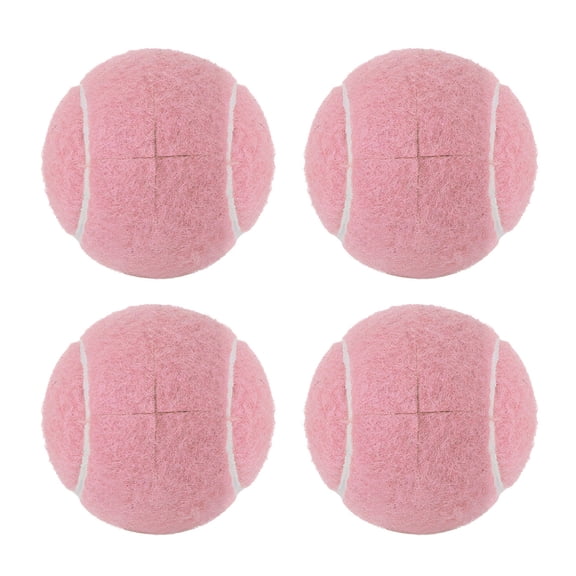 OIUR 4 Pcs Pre-Cut Walker Tennis Balls for Furniture Legs Floor Protection Universal Walker Leg Felt Pad Glide Coverings for Seniors