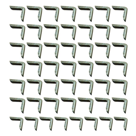 OIUR 50Pcs Book Corner Protector Heavy Duty Metal Universal Scrapbooking Book Photo Album Menus Notebook Folder File Corner Protective Cover Guard