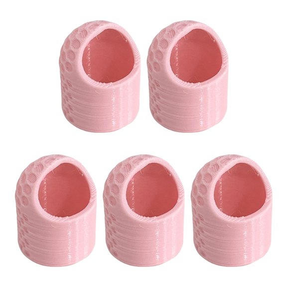 OIUR 5Pcs Sewing Finger Cover Anti-Puncture Protection Long Nail Ergonomic Anti-Slip Texture Sewing Needle Guard