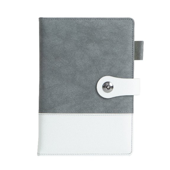 OIUR A5 Executive Notebook Thick Paper Notebook with Faux Leather Cover 192 Pages Personal Diary Notepad for Business Meetings