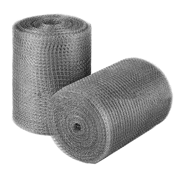 OIUR Anti-Rat Stainless Steel Mesh Double Layered Mesh Trap Rodent Control Netting Anti Slug Snail Barrier for Garden Chicken Coop