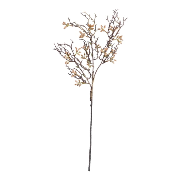 OIUR Artificial Edgeworthia Chrysantha Dead Branch Realistic Fake Tree Branch Home Office Wedding Party Indoor Outdoor Faux Plants Decoration