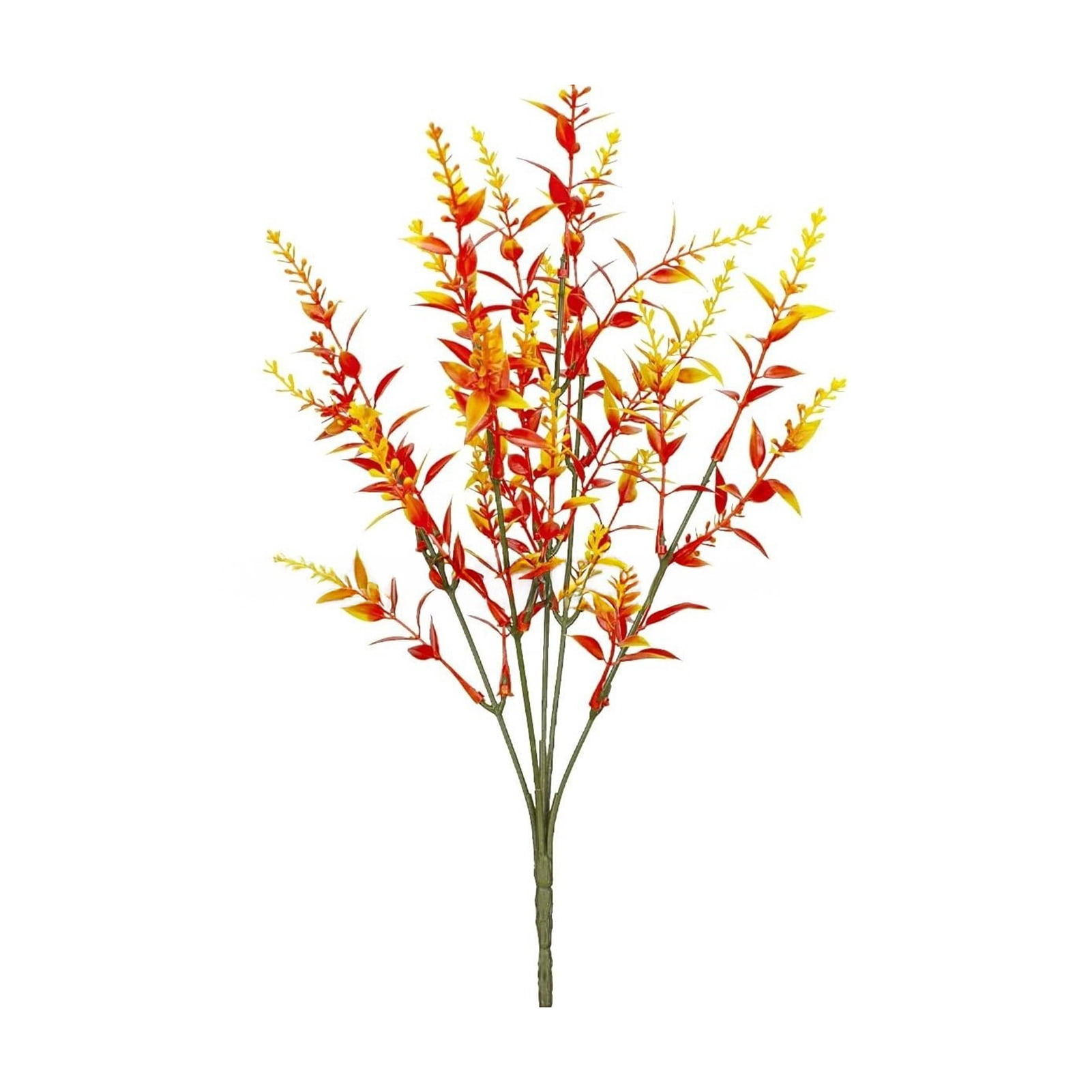 OIUR Autumn Artificial Flowers Outdoor Fake Plants UV Resistant Faux Flower in Bulk for Hanging Planters Porch Garden Vase Window Box