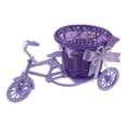thumbnail image 1 of OIUR Bicycle Artificial Woven Flower Basket Tricycle Planter Large Capacity Multi-Function Decorative Nostalgic Plant Rack Flower Stand, 1 of 7