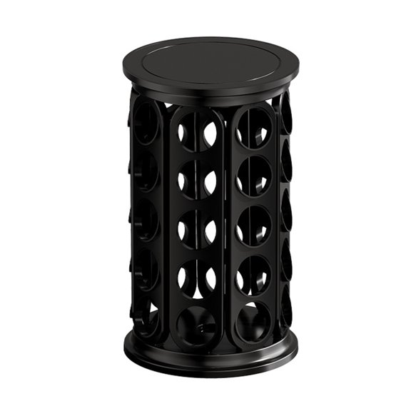OIUR Carousel Stand 40 Pods Storage Rack Rotating Coffee Capsule Organizer 360-degree Rotating Coffee Pods Holder