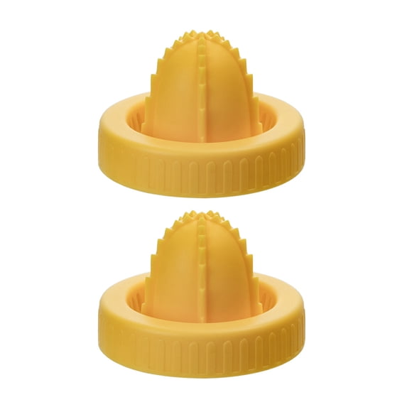 OIUR Citrus Juicer Lid for Wide Mouth Jars Manual Lemon Orange Juicer Reamer Attachment Multipurpose Kitchen Tool