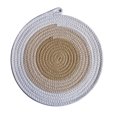 OIUR Cotton Rope Coaster, Color Block Heat Insulation Mat for Table ...
