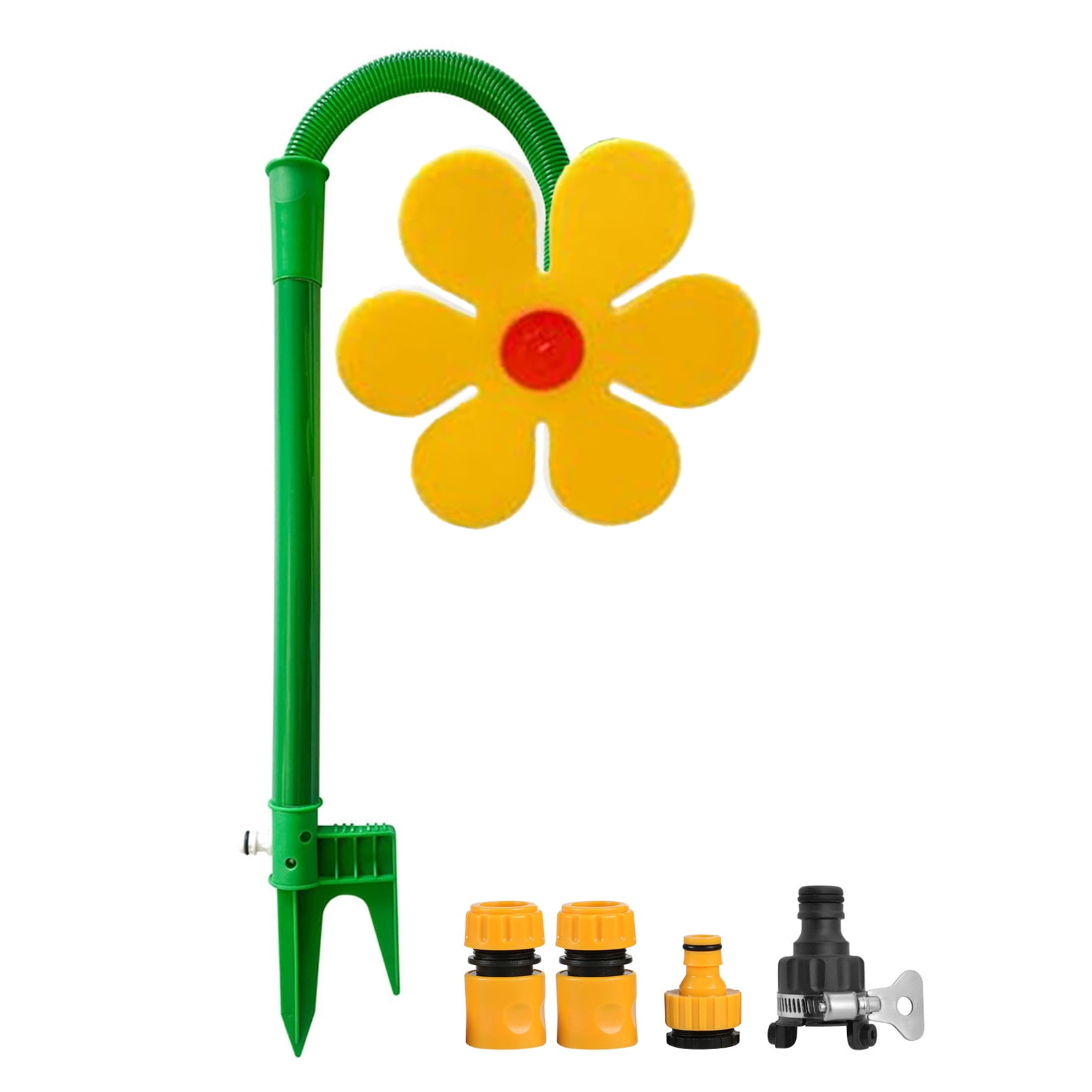 OIUR Crazy Flower Sprinkler Dancing Flower Water Sprinkler 360-Degree Rotating Garden Sprinkler for Yard Lawn Irrigation Kids Pets Playing