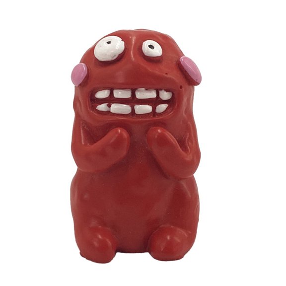 OIUR Cute Ugly Mud Figure Desktop Decoration, Funny Resin Cartoon Statue, Hand-Painted Tabletop Sculpture for Indoor Desk Shelf Decor