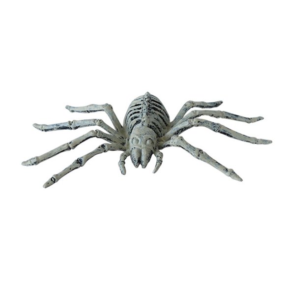 OIUR Halloween Animal Skeleton Plastic Bone Model Realistic Skeleton Crow Spider Rat Scorpion Figurine for Haunted Houses Graveyard Scenes Halloween Parties Decor