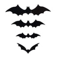 thumbnail image 1 of OIUR Halloween Bats Decorations Outdoor Indoor 3D Bat Stickers Horror Gothic Theme Paint-Safe Adhesive Waterproof Decals, 1 of 7