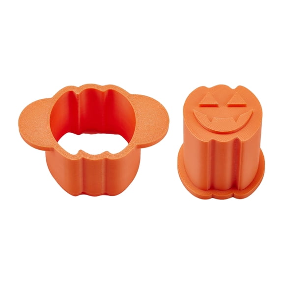 OIUR Halloween Cake Pop Mold Set Pumpkin & Ghost Shape Press for Baking Cookies Candy Food-Grade Baking Cake Pop Kit