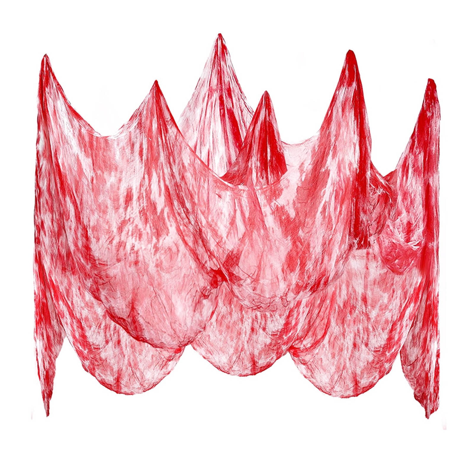 OIUR Halloween Gauze Cloth Creepy Blood/Black/White Fabric Gauze for ...