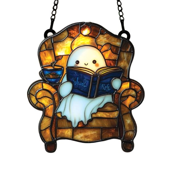 OIUR Halloween Ghost Bubble Bath Lamp LED Night Light Bathroom Decor Color-Changing Mood Light Ghost-Themed Bathtub Accent Lamp