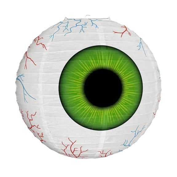OIUR Halloween Paper Eyeball Lantern Scary Giant Eye Hanging Lantern Spooky Ceiling Decoration for Halloween Party Supplies