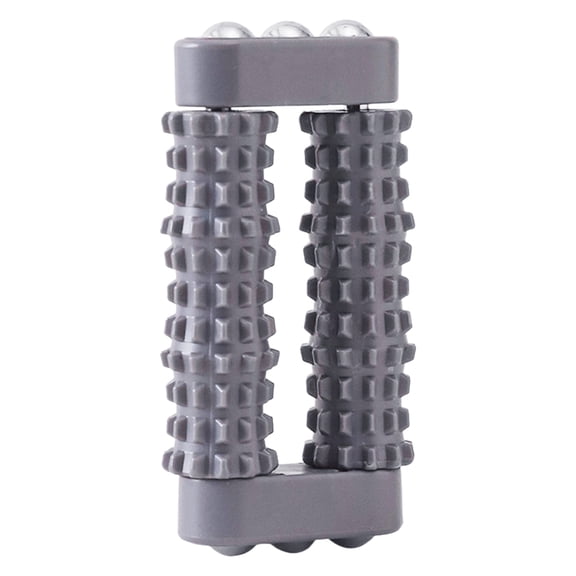 OIUR Handheld Roller Massager Portable Travel Muscle Fatigue Pain Relief Palm Acupoint Deep Tissue Relaxation Physical Therapy Spiky Massage Stick