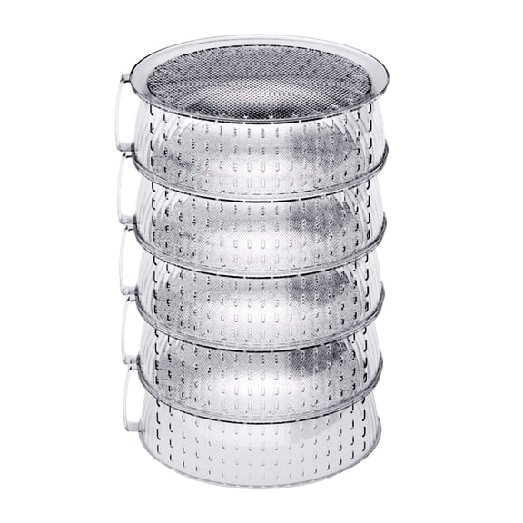 OIUR Insulated Food Cover Stackable Food Safety Shield Multi-layer Anti-fly Dust-proof Food Warmer Transparent Helper for Picnic BBQ