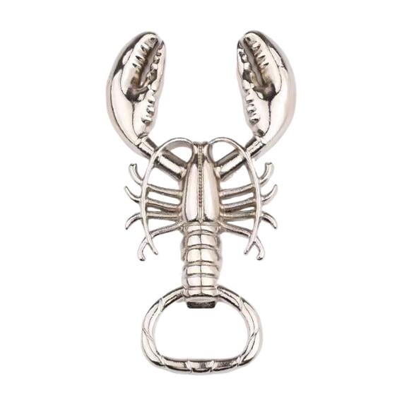 OIUR Lobster-Shaped Bottle Opener Portable Crayfish Bottle Opener Vintage Bottle Opening Tool for Beer Wine Novelty Bar Accessories