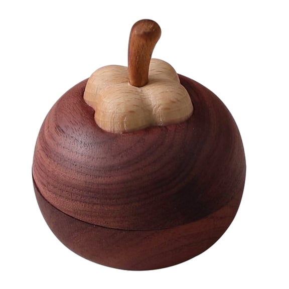 OIUR Mangosteen Passive Oil Diffuser, Wooden Essential Oil Diffuser, Creative Aromatherapy Diffusers, No-Electric for Car Desk Travel Rooms Home Office